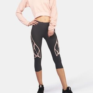 ADIDAS ADIZERO SPRINTWEB 3/4 CAPRI LEGGINGS